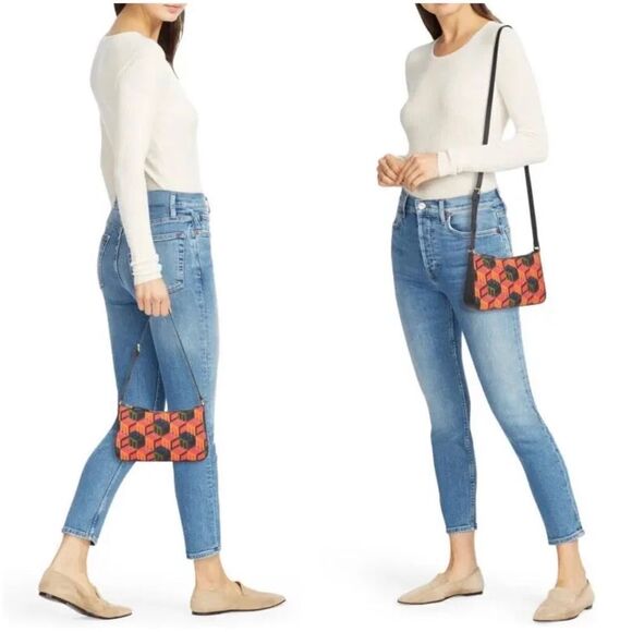 MCM Cubic Monogram Jacquard & Leather Crossbody - Picture 3 of 15